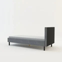 Online Rama łóżka szara BASIC ALBERTO 90x200 cm