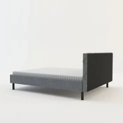inny Łóżka^Rama łóżka szara BASIC ALBERTO 180x200 cm
