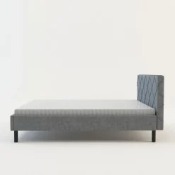 Łóżka Tapicerowane|Łóżka^Rama łóżka szara BASIC ALBERTO 140x200 cm