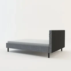 Łóżka Tapicerowane|Łóżka^Rama łóżka szara BASIC ALBERTO 140x200 cm