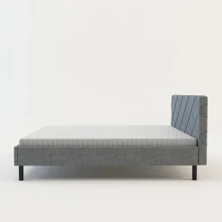 Łóżka Tapicerowane|Łóżka^Rama łóżka szara BASIC ALBERTO 160x200 cm