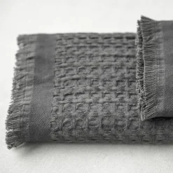 Texpol Ręczniki|Ręczniki^Ręcznik bambusowy antracytowy SOFT WAFEL BAMBOO SPA 50x80 cm