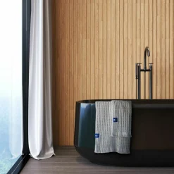Online Texpol Ręcznik bambusowy srebrny SOFT WAFEL BAMBOO SPA 50x80 cm