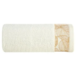 Outlet Eurofirany Ręcznik bawełniany kremowy AGIS 50x90 cm