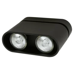 Discount Zumaline Reflektor natynkowy 2-punktowy czarny RONDIA2