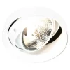 Zumaline Spoty Wpuszczane^Reflektor podtynkowy biały ONEON o średnicy 16,6 cm