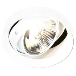Zumaline Spoty Wpuszczane^Reflektor podtynkowy biały ONEON o średnicy 16,6 cm