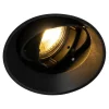 Outlet Zumaline Reflektor podtynkowy czarny ONEON o średnicy 9,6 cm