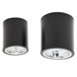 Hot Luminex Reflektor 1-punktowy czarny ROUND, średnica 11 cm