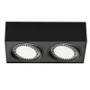 Outlet Zumaline Reflektor 2-punktowy natynkowy czarny BOXY CL 2