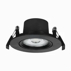 LED-POL Spoty Wpuszczane^Reflektor spot podtynkowy okrągły czarny ORO ZUMA LED R 9W CCT-W