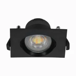 Hot LED-POL Reflektor spot podtynkowy kwadratowy czarny ORO ZUMA LED S 9W CCT-B