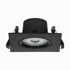 Best LED-POL Reflektor spot podtynkowy kwadratowy czarny ORO ZUMA LED S 5W CCT-W