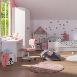 Dzieci Regały Dla Dzieci|Szafki^Regał domek TOP BABY różowy