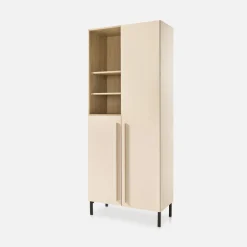 Outlet inny Regał dwudrzwiowy beżowy SERGIO 195 cm