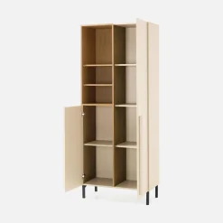 Outlet inny Regał dwudrzwiowy beżowy SERGIO 195 cm