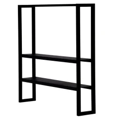 Best Regał nadstawny na przyprawy czarny metal KAMPO 60 cm