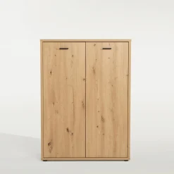 Outlet FORTE Regał niski z drzwiami GOLDSBORO