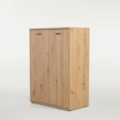 Outlet FORTE Regał niski z drzwiami GOLDSBORO