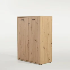 Outlet FORTE Regał niski zamykany na klucz GOLDSBORO