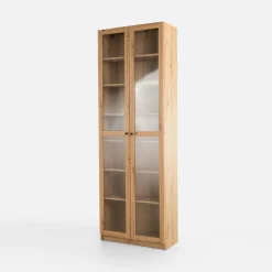 Hot inny Regał przeszklony BEN dąb artisan