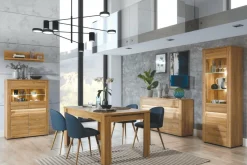 Furni Home Szafki|Regały^Regał SANDY 2D z oświetleniem