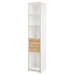 Clearance FORTE Regał z półkami i szufladami S-ROOM 44,4 cm