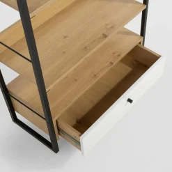 inny Regał z szufladą biały LINEARDO