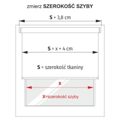 Best Roleta DZIEŃ NOC 50x140 cm