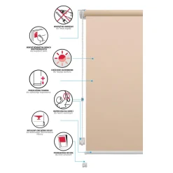 Clearance Roleta MINI MADRYT 38x160 cm