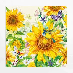 Hot Paw Serwetki papierowe WILD SUNFLOWERS, 20 szt.