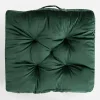 Discount inny Siedzisko ciemnozielone EMERALD 50x50x8 cm