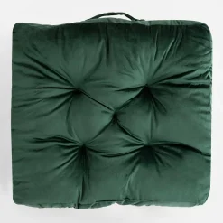 Discount inny Siedzisko ciemnozielone EMERALD 50x50x8 cm