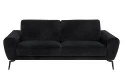 Trend Line Sofy^Sofa 3 osobowa czarna SPRING