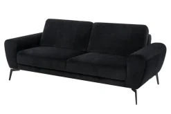 Trend Line Sofy^Sofa 3 osobowa czarna SPRING