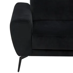 Trend Line Sofy^Sofa 3 osobowa czarna SPRING