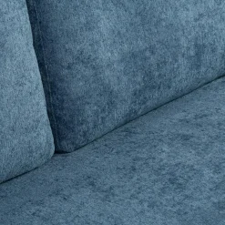 inny Sofa 3 osobowa, rozkładana z pojemnikiem granatowa PORTO