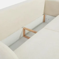 inny Sofy^Sofa 3 osobowa rozkładana z pojemnikiem ROMA beżowa