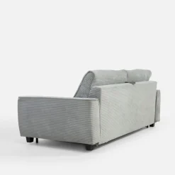 Online Werdomo Sofa 3 osobowa z stelażem włoskim MONZO 140 szara