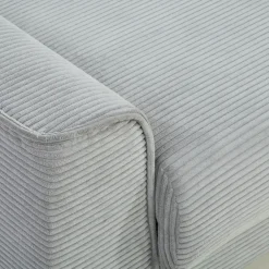 Online Werdomo Sofa 3 osobowa z stelażem włoskim MONZO 140 szara