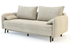 New Sofa beżowa VAMOS nóżki czarne