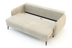 New Sofa beżowa VAMOS nóżki czarne