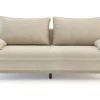 Online Sofa beżowa VAMOS nóżki orzech