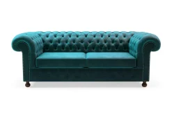 Inspire Sofy^Sofa glamour lazurowa CHESTER
