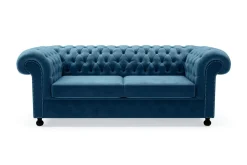 Discount Inspire Sofa glamour niebieska CHESTER