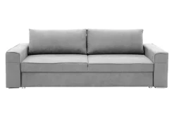 Mavik Sofy^Sofa jasnoszara z kieszenią LOLLY