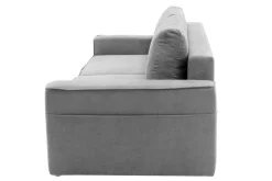 Mavik Sofy^Sofa jasnoszara z kieszenią LOLLY