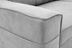 Mavik Sofy^Sofa jasnoszara z kieszenią LOLLY