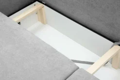 Mavik Sofy^Sofa jasnoszara z kieszenią LOLLY