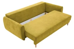 Sofy^Sofa musztardowa DINARO